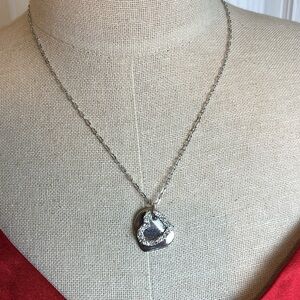 Minimalist Silver Heart Necklace